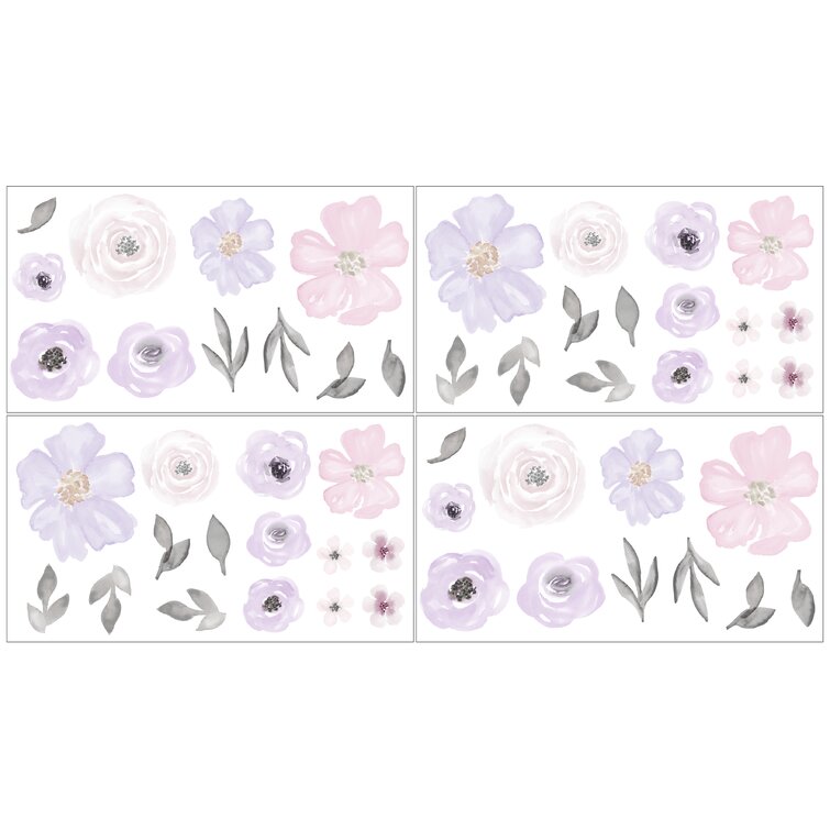 Sweet jojo shop watercolor floral lavender